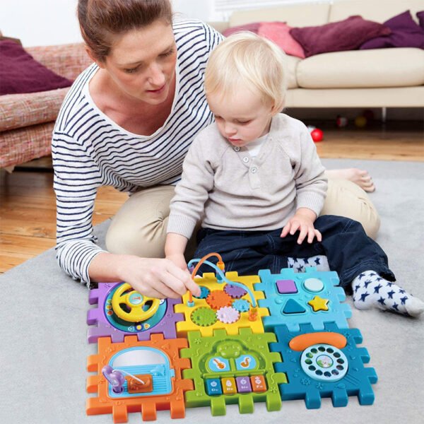 Activity Cube Toddler Toys for 6-12 Months, Early Educational Musical Toys - Image 4