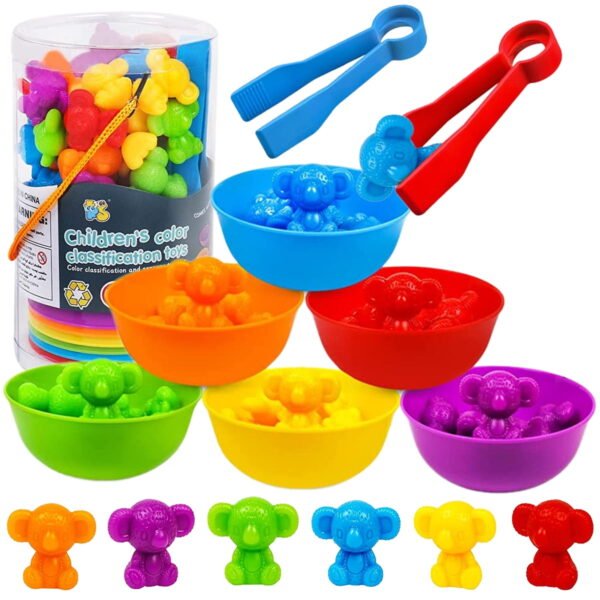 56pcs Educational Toys for Toddlers Age 12 months 1 2 3 4 Years