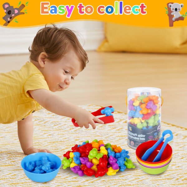56pcs Educational Toys for Toddlers Age 12 months 1 2 3 4 Years - Image 3