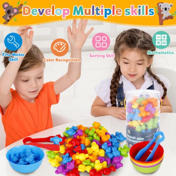 56pcs Educational Toys for Toddlers Age 12 months 1 2 3 4 Years - Image 4