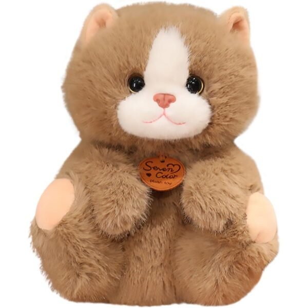 Peach Cat Plush Cute Stuffed Animal Plushies Toy
