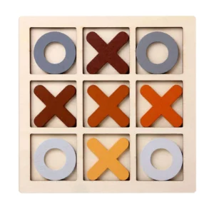 Tic TAC Toe Board Teaser Family Children Puzzle Game Educational Toys