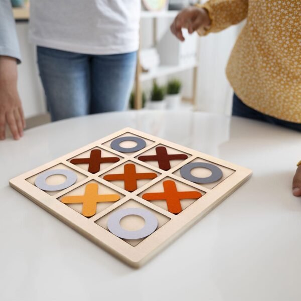 Tic TAC Toe Board Teaser Family Children Puzzle Game Educational Toys - Image 3