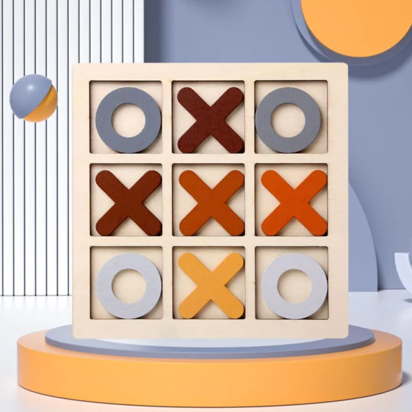 Tic TAC Toe Board Teaser Family Children Puzzle Game Educational Toys - Image 4
