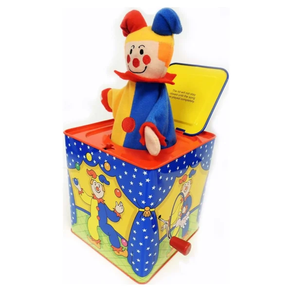 Schylling Jester Jack In Box, Novelty Toy, Children Ages 18 Months and Up: